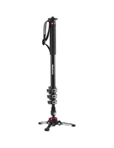 Manfrotto Monopiede video XPRO+, alluminio, 4 sezioni, base fluida