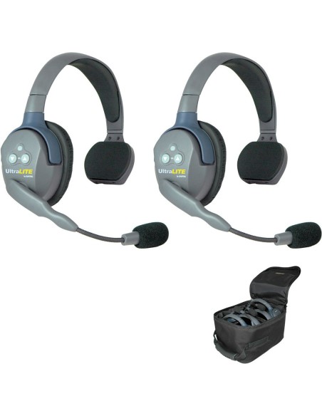 Eartec UL2S UltraLITE 2-Person Headset System with Batteries, Charger & Case (Single)