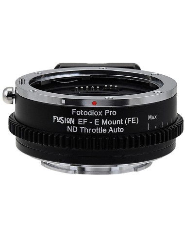 FotodioX Canon EF Lens to Sony E-Mount Camera FUSION ND Throttle Auto Adapter