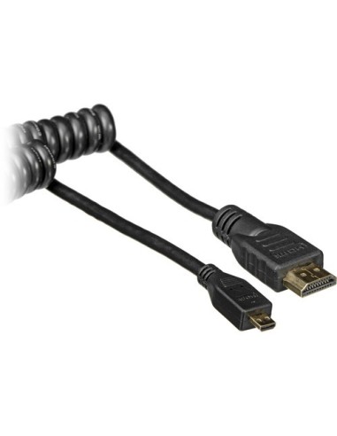 Atomos ATOMCAB014 Micro to Full HDMI Coiled...