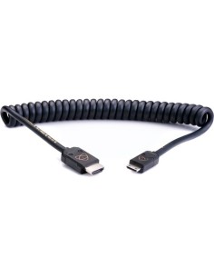 Atomos ATOM4K60C4 AtomFLEX HDMI (Type-A) Male to Mini-HDMI (Type-C) Male Coiled Cable(40cm)