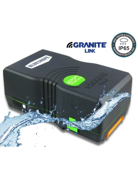 BLUESHAPE BV270HD SPLASH TWO Vlock Li-Ion graphite Battery 266 Wh 18 Ah , 12 A load discharge IP65, WIFI