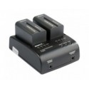 SWIT S-3602F Dual Charger/Adapter for Sony NP-F970/770/960/950 Batterie