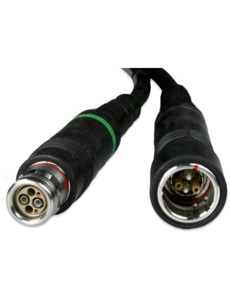 Canare Hybrid Fiber Optic Camera-Cable Assembly w/ FCMA & FCFA Connectors 50m
