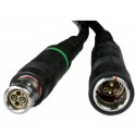 Canare Hybrid Fiber Optic Camera-Cable Assembly w/ FCMA & FCFA Connectors 150m