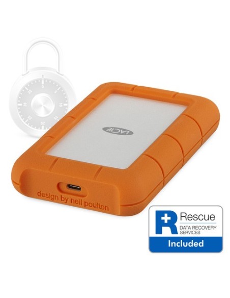 Lacie 2TB RUGGED SECURE USB 3.1 TYPE C W/RESCUE