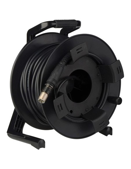 Canare FCC200N cavo in fibra ottica ibrido SMPTE a fibra ottica da 100m con rullo avvolgicavo