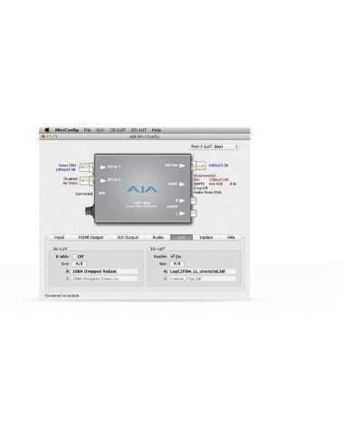 AJA 12G-SDI to HDMI 2.0 Converter with Fiber...