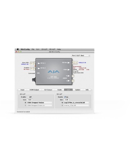 AJA 12G-SDI to HDMI 2.0 Converter with Fiber Transceiver