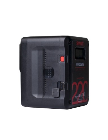 Swit PB-S220S Batteria V-Mount Li-Ion 220Wh, Max Out 150W 12A, 4xD-Tap 1xUSB