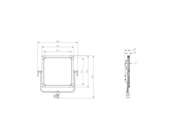 Swit PL-E60 Bi-Colour Portable SMD Panel LED Light