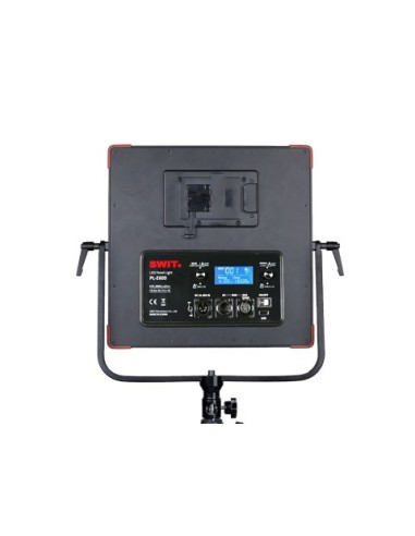 Swit PL-E60D DMX Bi-Colour Portable SMD Panel LED Light - 60W With V- Mount Battery Plate