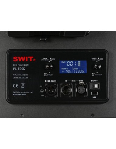 Swit PL-E90D DMX 90W Bi-colour Panel LED Light...