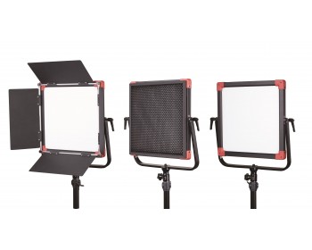 Swit PL-E60 Kit3 Bi-Colour Portable SMD Panel LED Light - 60W With V- Mount Battery Plate