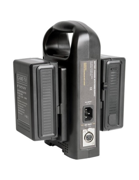 CAME-TV Dual V-Mount Battery Charger and Power Supply High DC Out