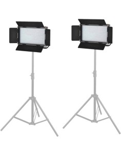 2X576 LED Light Dimmable Bi-Color 5600K 3200K Digital...