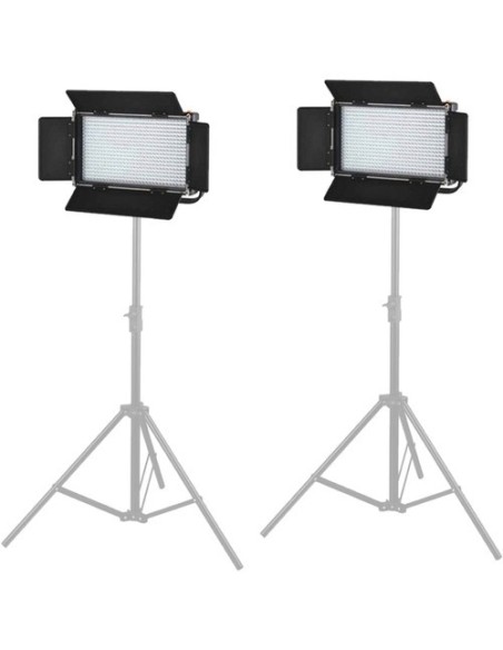 2X576 LED Light Dimmable Bi-Color 5600K 3200K Digital Display