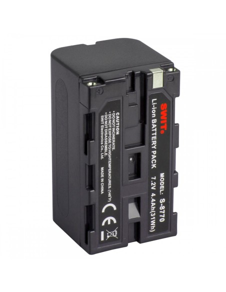 SWIT S-8770 7.2 V, 31Wh Batteria agli ioni di litio DV per batterie Sony L Series SWIT S-8770 7.2 V, 31Wh Batteria agli ioni di litio DV per batterie Sony L Series
