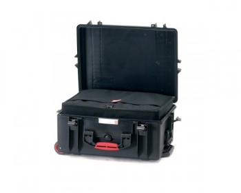 HPRC HPRC2600WBAGBLB valigia in resina leggera,stagna e indistruttibile, personalizzabile, completa di ruote