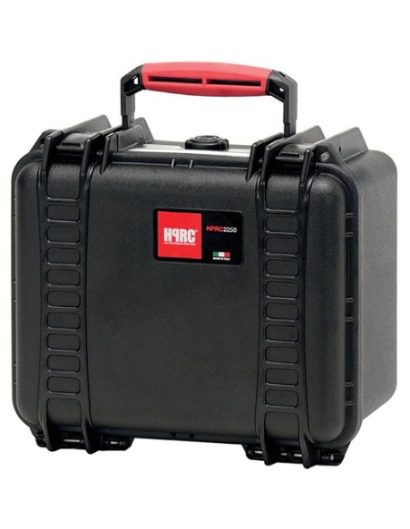 HPRC HPRC2550CUBBLK valigia in resina leggera,stagna e indistruttibile, personalizzabile e completa di ruote.