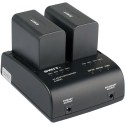 SWIT S-3602C Doppio caricatore / adattatore per batterie Canon BP-945 / 970G