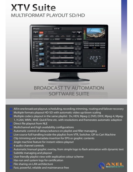 XTV Suite Broadcast TV Automation Software
