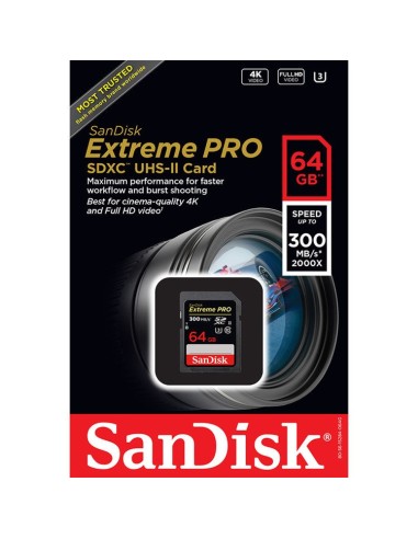 SanDisk SD Extreme Pro 64GB UHS-II 300MB/s