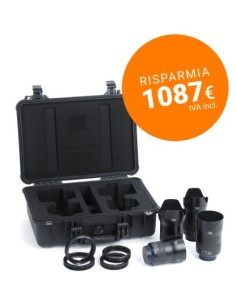 ZEISS Milvus ZE 4 - Lens Bundle con Valigia e Lens Gear...