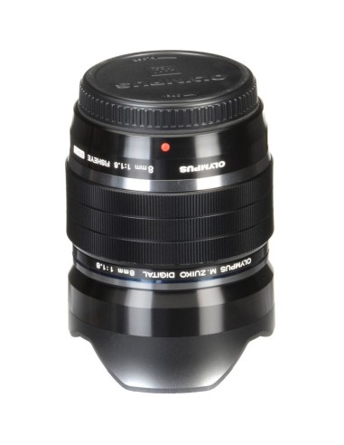 Olympus M.Zuiko Digital ED 8mm f/1.8 Lente...