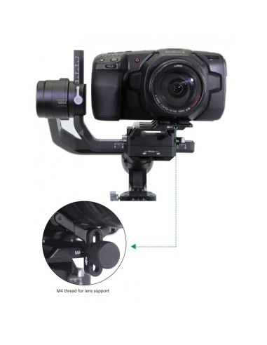 Lanparte Offset Camera Plate for Ronin-S per BMPCC 4K