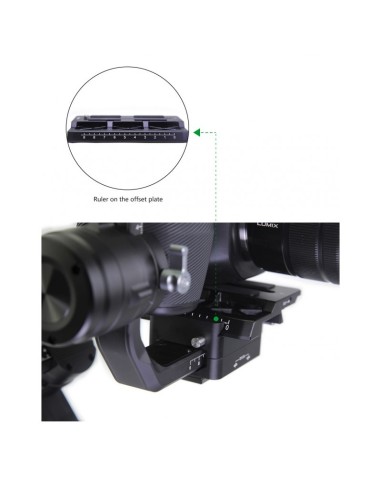 Lanparte Offset Camera Plate for Ronin-S per BMPCC 4K