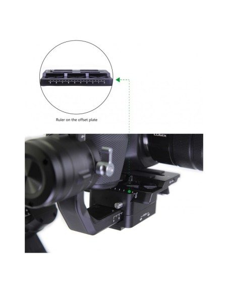 Lanparte Offset Camera Plate for Ronin-S per BMPCC 4K
