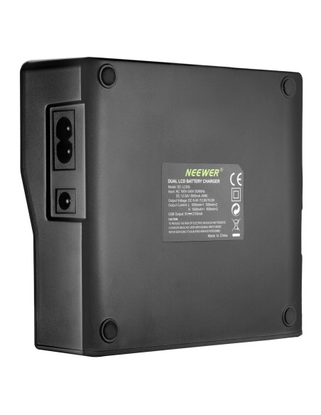 Neewer doppio LCD Caricatore per Canon LP-E6 Batterie compatibili