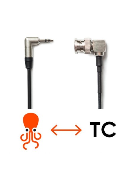 Tentacle Sync C08 Tentacle to 90° Right Angle BNC Adapter-Cable