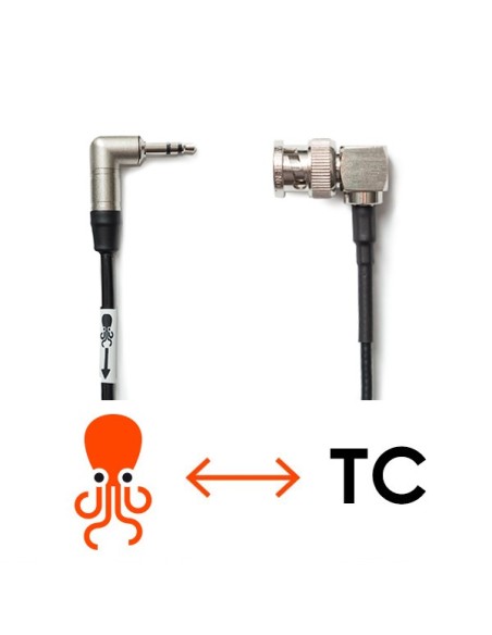 Tentacle Sync C08 Tentacle to 90° Right Angle BNC Adapter-Cable