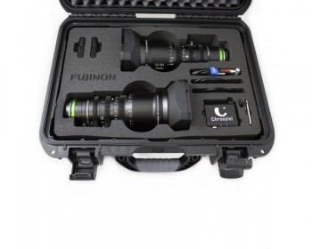 Fujinon MK 18-55mm T2.9 MK 50-135mm T2.9 Sony E Mount Cabrio Cinema e Chrosziel