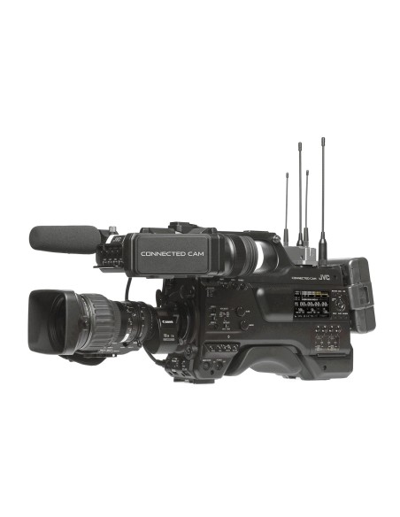 JVC GY-HC900CHE CONNECTED CAM Full HD Broadcast Camcorder with Three 2/3-inch CMOS Sensors + Canon KJ20x8.2KRSD
