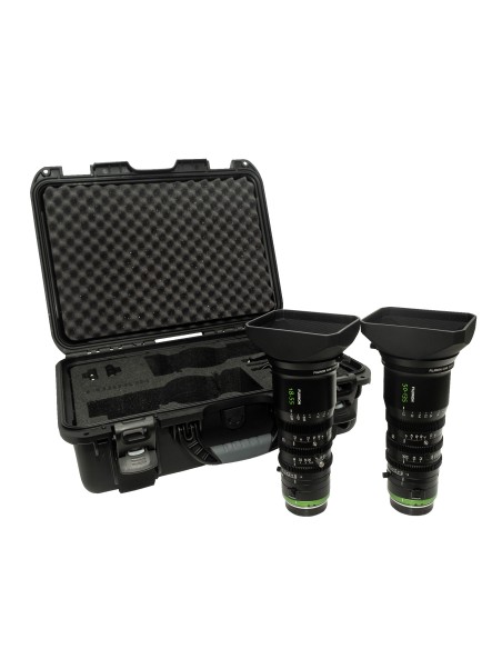 Fujinon MK 18-55mm T2.9 MK 50-135mm T2.9 Sony E Mount Cabrio Cinema and Chrosziel