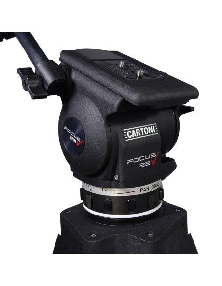 Cartoni Testa fluida FOCUS 22 Fluid Heads 100 mm