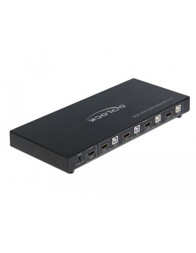 Delock HDMI KVM Switch 4 x with USB 2.0 and Audio