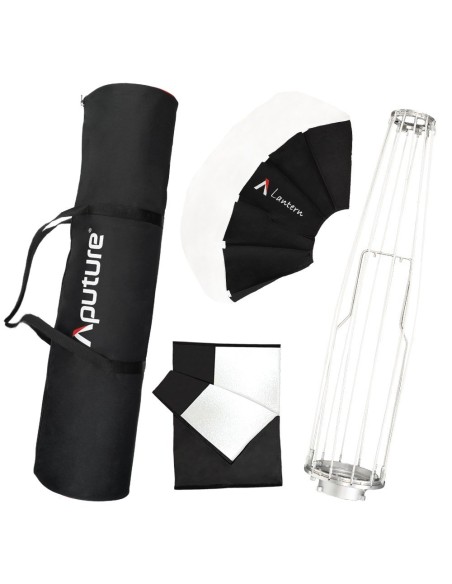 Aputure Lantern Softbox a sfera di diffusione per distribuzione della luce a 360° Aputure Lantern Softbox a sfera di diffusione per distribuzione della luce a 360°