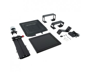 ikan Professional High-Bright Teleprompter with Talent Monitor Kit (17")