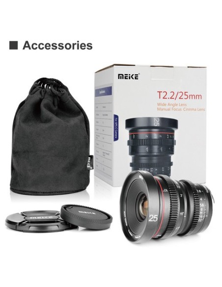 Meike 12mm T2.2 Manual Focus Cinema Lens (MFT Mount)