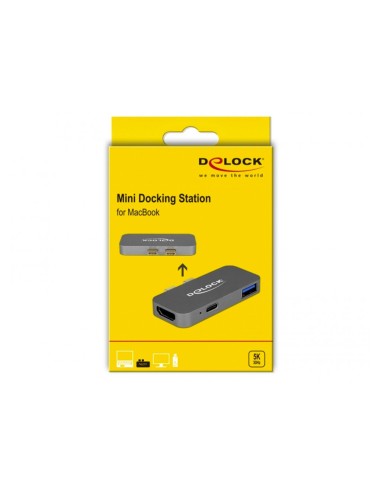 Delock Thunderbolt 3 Mini-Docking Station per Macbook with 5K