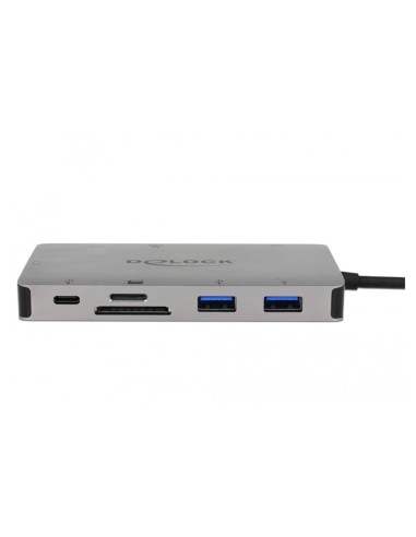 Delock USB-C 3.1 Docking station HDMI 4K 30 Hz, Gigabit LAN and USB PD function