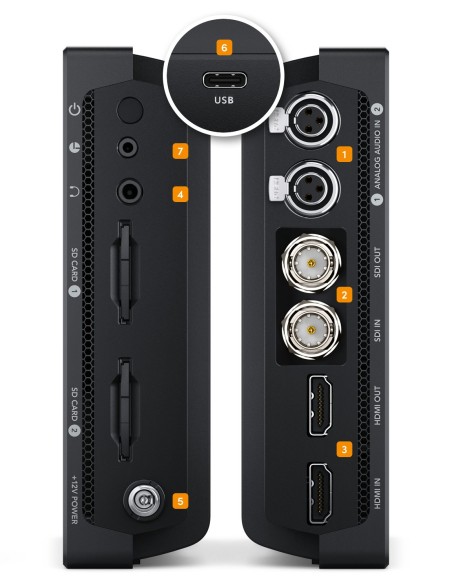 Blackmagic Design Video Assist 7" HDR 12G-SDI/HDMI Recorder/Monitor