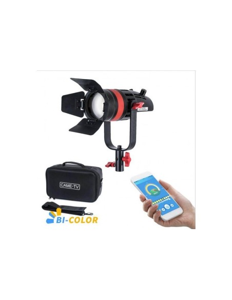 CAME-TV 1 Pc CAME-TV Q-55S Boltzen 55w High Output Fresnel Focusable LED Bi-Color With Bag