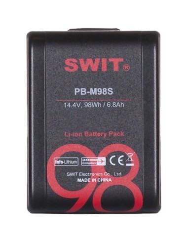 SWIT PB-M98S 14.4V 98Wh Pocket Battery with D-Tap and USB Output (V-Mount)