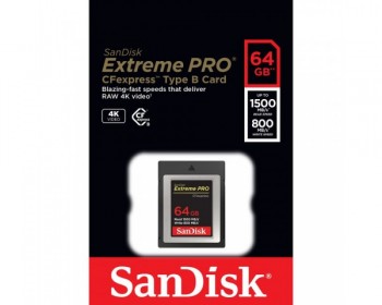 SanDisk 64GB Extreme PRO CFexpress Card Type B