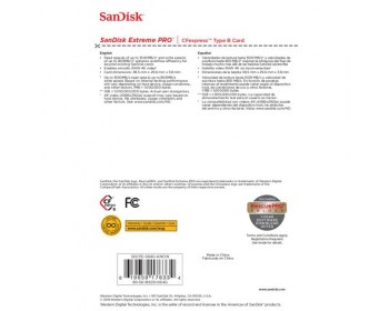 SanDisk 64GB Extreme PRO CFexpress Card Type B